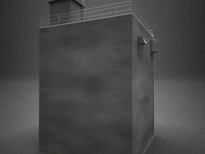 Japan building 12 model in Lightwave 3D 3D model