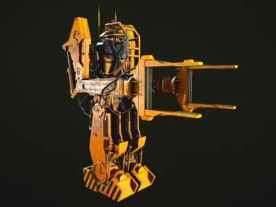 P-5000 Powered Work Loader 3D model