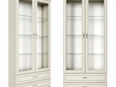 Cabinet showcase Tiffany 2V2S 3D model