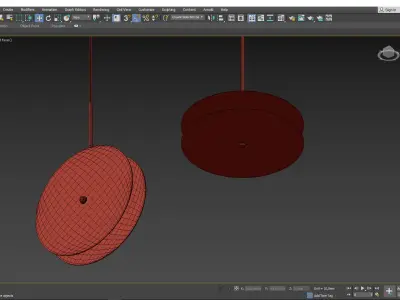CINE chandelier  Low-poly 3D model