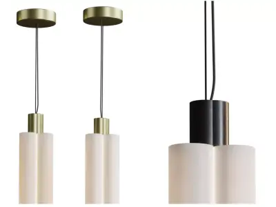 Metropol Pendant Collection 01  Low-poly 3D model