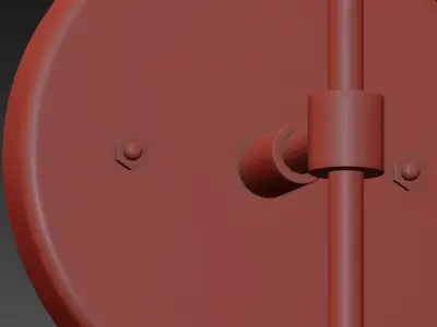 Double Wall Brass Sconce by ETSY 3D model