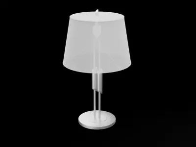 Bed Lamp Low-poly 3D model