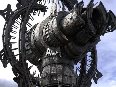 Dark Wraith Mountain Wheel 3D model