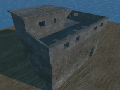 building House Low-poly 3D model