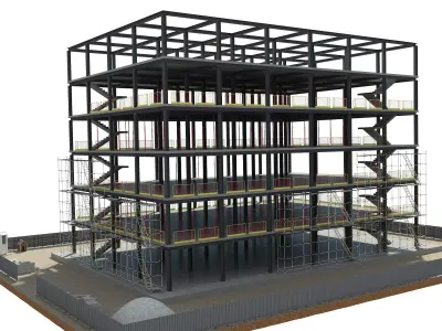 Building Construction 3D model purchase