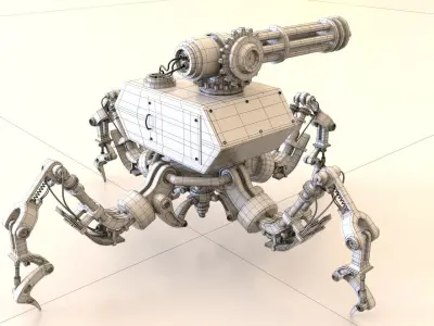 robot spider 3D Model 3D model