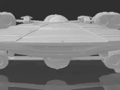 stargazer heavy cruiser 3D print model