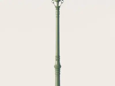 vienna public street lamp 3D model