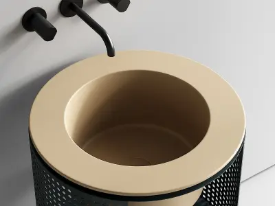 Axa Skyland Web Vanity Unit Set 1 3D model