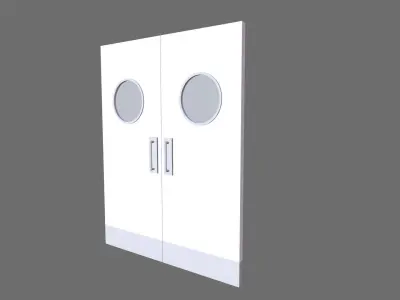 Door 3D Model Low-poly 3D model