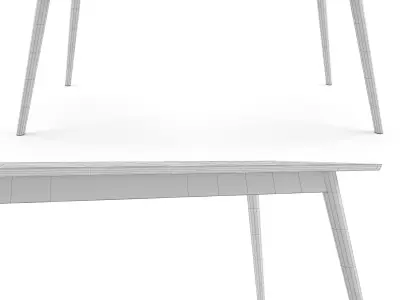 DINING TABLE NAGANO 3D model