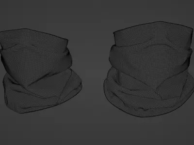 Neck Gaiter 3D model