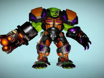 The Bear Low-poly 3D model