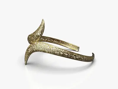 Light stylized bracelet 3D print model