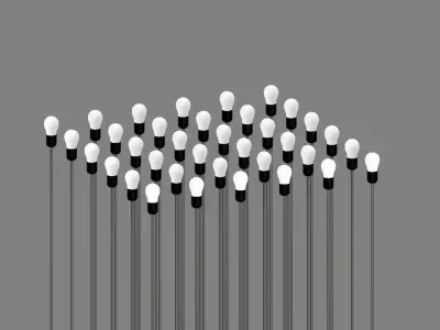 Multiple Lamp Free 3D model