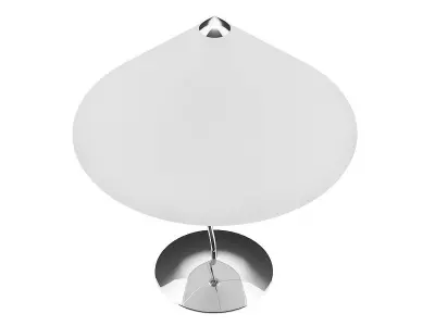 Chromed Desk Lamp 3D model