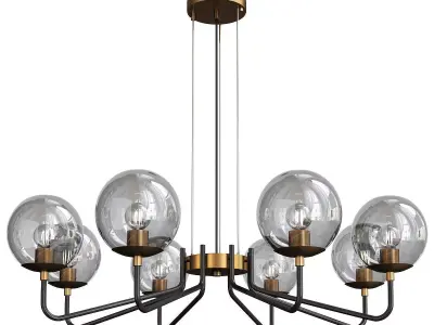 Benigno Chandelier Low-poly 3D model