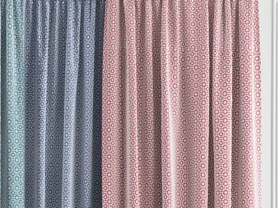 Curtain Set 28 3D model