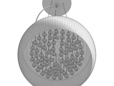 Hanging Lamp CLARION 3D model