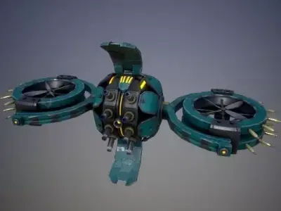Next Generation Viper Drone 3D model