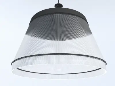 Fibre Ceiling Light 3D model