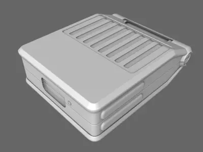Sci-Fi Doctor First Aid Suitcase 3D model