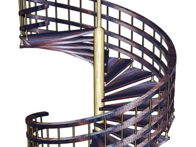 Spiral Steps Free 3D model
