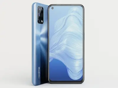 realme 7 huawei pro 3D model