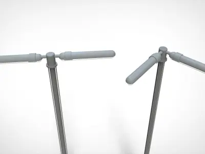 sci fi lighting 5 3D model