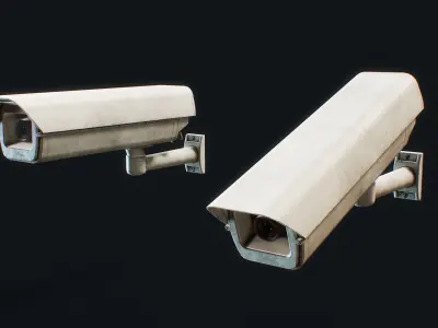 Security Camera Low-poly 3D model order