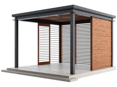 Garden Lounge Structure 3D model