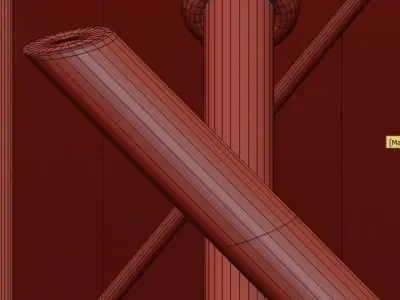 Malik Floor Lamp 3D model