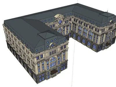 vacation spot-Resort-Fashion Leisure Hotel-0232 3D model