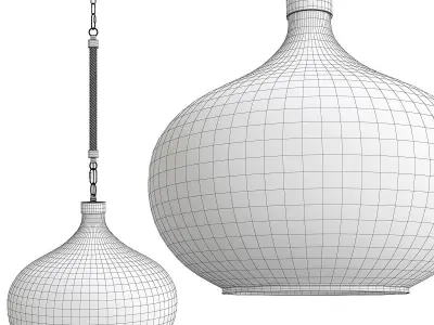 Coastal Living Dover Pendant Light Low-poly 3D model