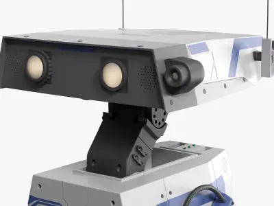  Nvidia Service Bipedal Robot White Blue 