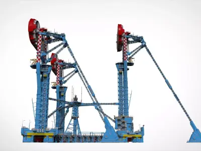 Sci-Fi Polar station 3D model