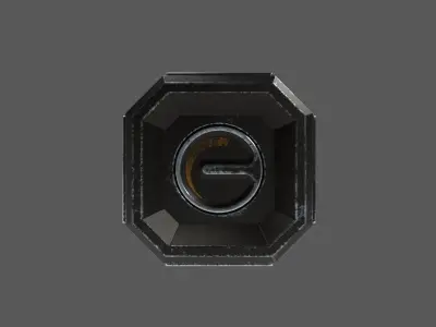 Sci-Fi Crete Low-poly 3D model