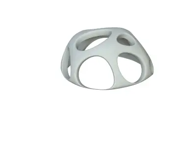 SciFi Cube Object No 56636 Low Poly Shape Low-poly 3D model