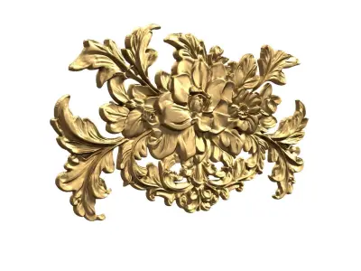 Classic carved decor ornament 479  3D print model purchase