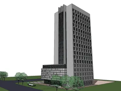 vacation spot-Resort-Fashion Leisure Hotel-0220 3D model