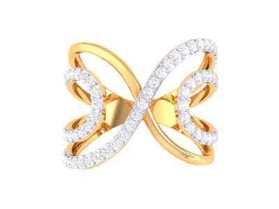  Women Ring MTL 3dm STL OBJ FBX Details 3D print model 48