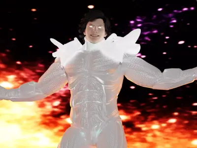 The Beyonder Low-poly 3D model