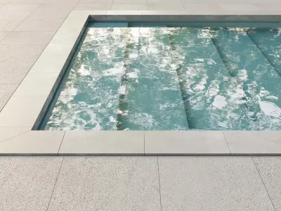 Swimming pool 3D model 31