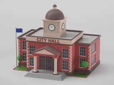  Low Poly Buildings Collection 9 