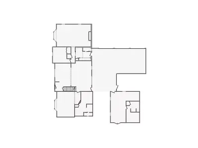 Simple Interior Sketch - 5001-5500 SF - Xactimate - Matterport 3D model