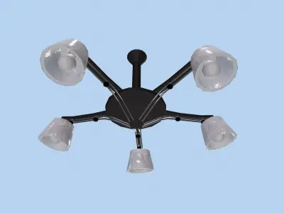 Ceiling lighting Low-poly 3D model