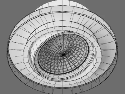 002514 Rifle Lightstar Recessed spotlight 3D model