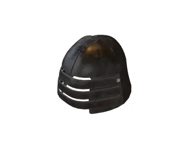 War Helmet V1 006 Low-poly 3D model