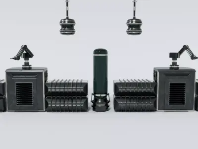 Sci-Fi Asset Pack 3D model